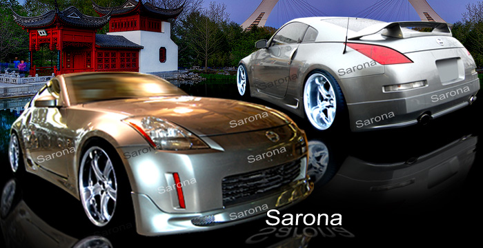 Custom Nissan 350Z  Coupe Body Kit (2003 - 2006) - $890.00 (Manufacturer Sarona, Part #NS-034-KT)